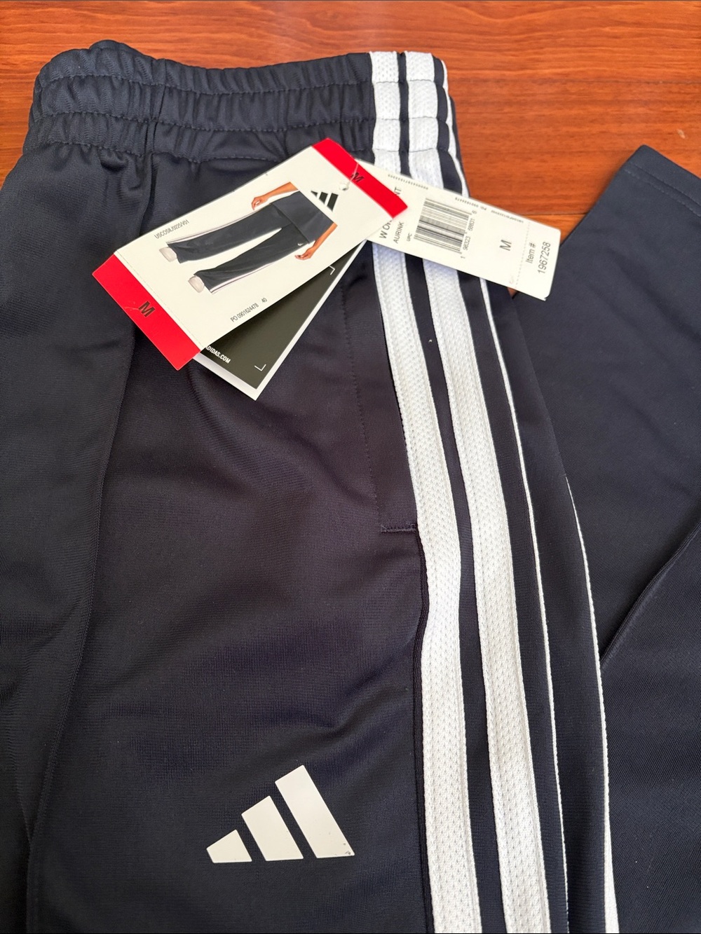 adidas Women’s tri pant Aurnik Joggers with White Side Stripes